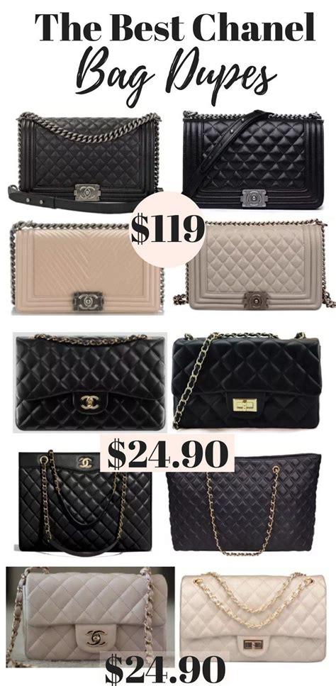 chanel boy bag dupe amazon|best chanel knockoff handbags.